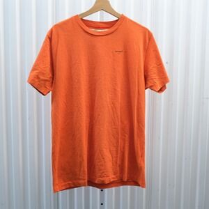 Off-White T-Shirt Men's Size  Medium Orange and Black Logo